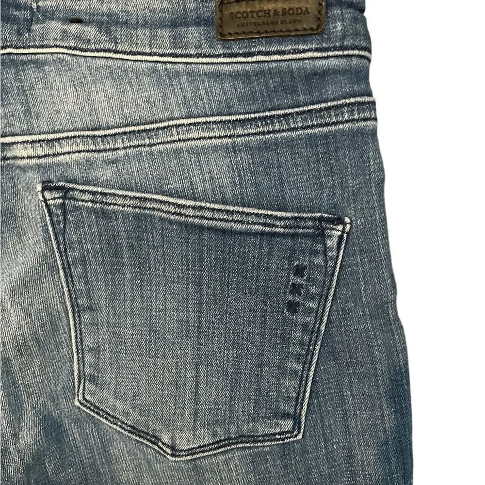 SCOTCH & SODA Supreme Size 28 Jeans Slim Straight Leg Low Rise Stretch